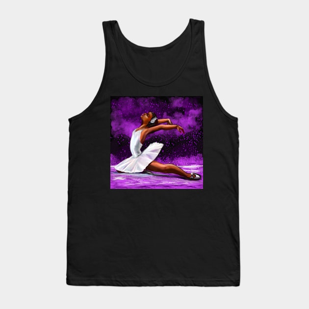 Ballet  African American black ballerina 2022 - white tutu. The best Gifts for black women 2022 Tank Top by Artonmytee